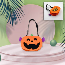 Halloween Pumpkin Bags Non- Woven Candy Bags Trick or Treat Bags Portable Tote Bag Cartoon Goodie Handbag for Halloween Party Favors, Kids Gift Bag - dailyneed.life