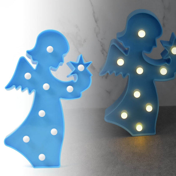 LED Angel Shape Night Light Desk Lamp (1 Pc / Battery Not Included) - dailyneed.life