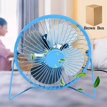 USB Table Desk Personal Metal Electronic Fan, Compatible with Computers, Laptops, Student Dormitory, Suitable For Office, School Use (1 Pc) - dailyneed.life
