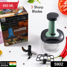 Push Chopper Manual Food Chopper - dailyneed.life