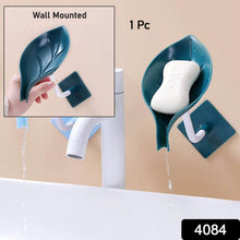Soap Holder Leaf-Shape Self Draining Soap Dish Holder, With Suction Cup Soap Dish Suitable for Shower, Bathroom, Kitchen Sink - dailyneed.life