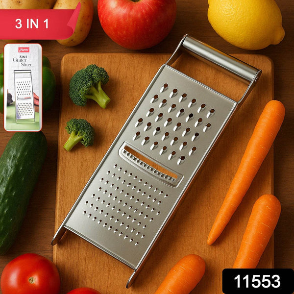 Apex Stainless Steel Grater & Slicer (3 in 1) - dailyneed.life