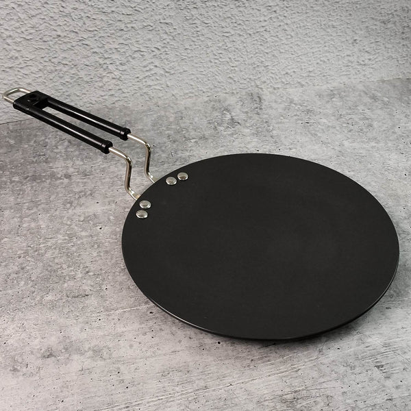Premium Non-Stick Flat Roti Tawa with Heat-Resistant Handle (10 Inch / 1 Pc) - dailyneed.life