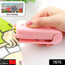 Mini Plastic Bag Sealer – Portable Heat Sealing Machine, Battery Operated (1 Pc / Mix Design) - dailyneed.life