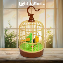 Sound Activated Chirping Bird in Hanging Cage, Beautiful Pinjra Bird Toy (1 Pc / Battery Not Operated) - dailyneed.life