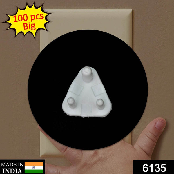 Baby Safety Big Electrical Socket Cover, Outlet Plug Protector (Pack of 100Pc) - dailyneed.life