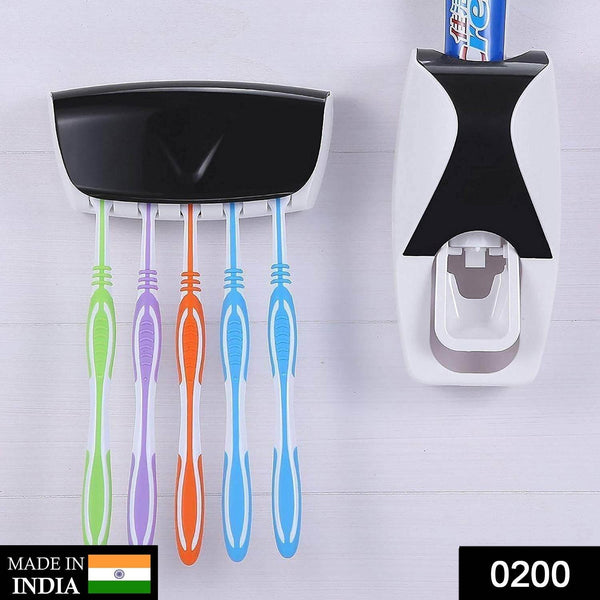 Toothpaste Dispenser & Tooth Brush with Toothbrush - dailyneed.life