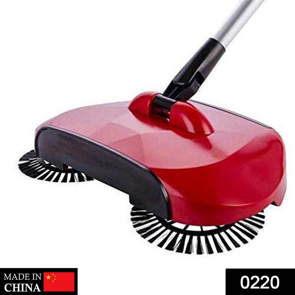 Sweeper Floor Dust Cleaning Mop Broom with Dustpan 360 Rotary - dailyneed.life