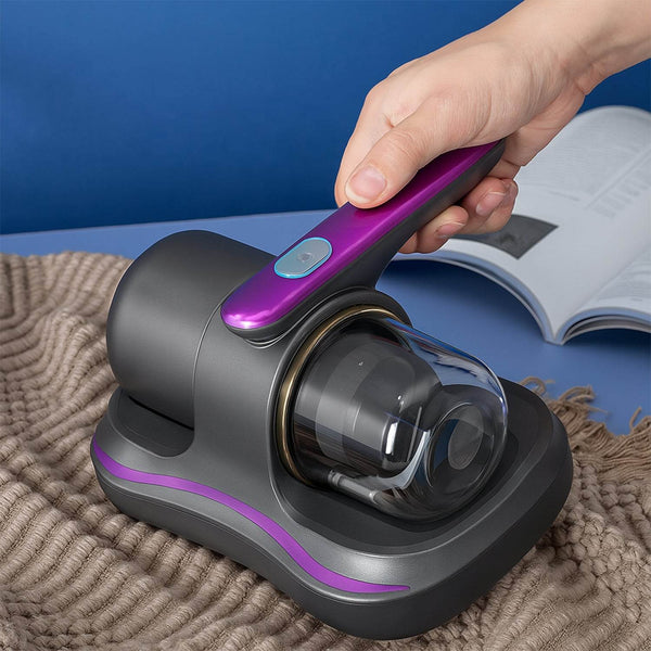 Powerful Suction Portable Handheld Vacuum Cleaner - Low Noise Vacuum Cleaner for Bed - Cordless Vacuum Cleaner for Car Seat Crevices Pillows, Mattresses, Sofas Wireless Anti Dust and Mite Cleaner - dailyneed.life