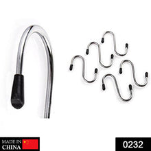 Heavy Duty S-Shaped Stainless Steel Hanging Hooks - 5 pcs - dailyneed.life