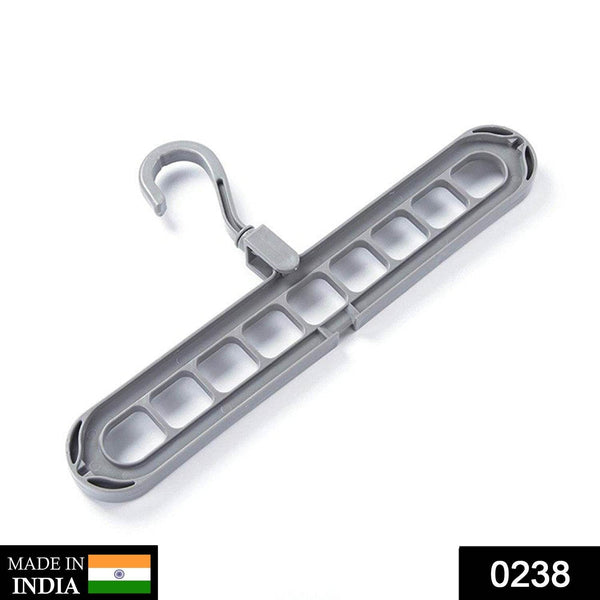 9 Hole Plastic Hanger Hanging hook Indoor Wardrobe Clothes Organization Storage Balcony Windowsill Suit Racks - dailyneed.life
