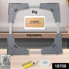 Adjustable Washing Machine Stand (1 Pc / 67×67 Cm Long Adjust) - dailyneed.life