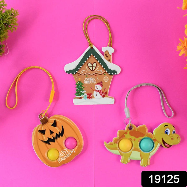Silicone Push Bubble Fidget Keychain Toy (1 Pc) - dailyneed.life