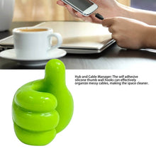 Green Multifunctional Multi functional Hand Shape Wall Clip Hanger Keys Cable Holder - dailyneed.life