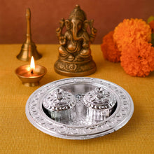 Round Shape Special Puja Thali, Kumkum Thali Holder (1 Pc / Small) - dailyneed.life