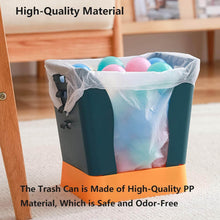 Expandable Trash Can (1 Pc): Plastic, Large Capacity, Kitchen & Bathroom - dailyneed.life