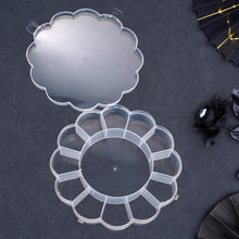 Round Compartment Plastic Storage Box (1 Pc) - dailyneed.life