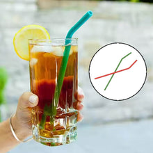 Reusable Silicone Straws Flexible Drinking Straws with Cleaning Brush (7 pc) - dailyneed.life