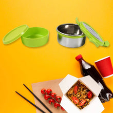 Stainless Steel Tiffin Lunch Box Container / Dabba with 4 Side Clip Lock Lid for Office & School Use/ Food Grade / Air Tight / Easy to Carry / Leak Proof - dailyneed.life