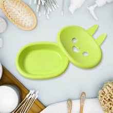 Soap Box Drain soap Box Cute Rabbit Shape Double soap Bowl Box Plastic Rack Storage Rack Bathroom Toilet Storage Box ,Sabudani - dailyneed.life