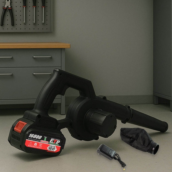 Multi-Purpose Home and Garden Air Blower Kit with Collection Bag for Easy Cleaning - dailyneed.life