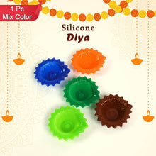 Silicone Diya for Diwali Attractive Design Colourful Diya Combo, Diwali (Mix Design /1 Pc) - dailyneed.life