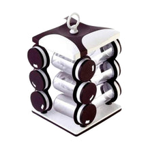 Spice jar Set - Food Grade Plastic 12pcs Spice jar (Brown Box) - dailyneed.life