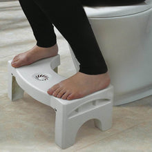 Plastic Non-Slip Folding Toilet Squat Stool - White Color - dailyneed.life
