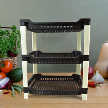 Apex Big Multi use Plastic Storage Rack – 3-Tier (1 Pc) - dailyneed.life