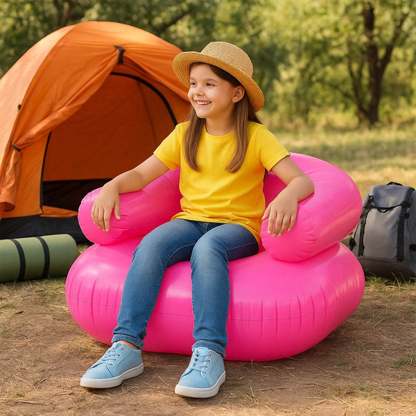 Inflatable Sofa Chair for Boys and Girls Suitable for Camping (28 Inch Approx / 1 Set) - dailyneed.life