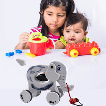 Pull Along Toddler Toy, Pull Along Toy with Attractive Design (Elephant) - dailyneed.life