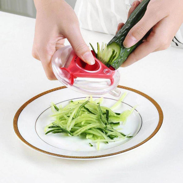 3 in 1 Multi Function Three Use Rotary Hanging Round Planer Peeler and Cutter Vegetable Slicer Kitchen Tools Kitchen Gadgets - dailyneed.life