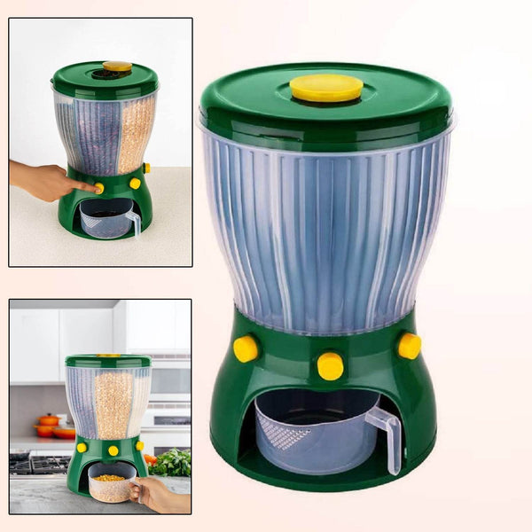 4 in 1 360 Degree Rotation Cereal Dispenser (Approx 10 kg / 1 Pc) - dailyneed.life