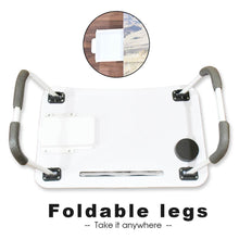 Multi-Purpose Laptop Desk for Study and Reading with Foldable, Cupholder & Drawer (1 Pc / Mix Catoon Design / 58×38 Cm) - dailyneed.life