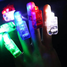 Light up Finger Tips, Clear Mini Rings, LED Glow Ring with Elastic Band (1 Pc) - dailyneed.life