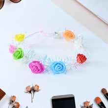 LED Flower Crown Headband – Multicolor Light-Up (1 Pc), Hair accessories - dailyneed.life