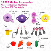 Kitchen Set for Kids Girls Pretend Play Toys Little (23 Pcs Set Approx) - dailyneed.life