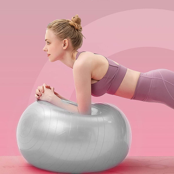 Heavy Duty Gym Ball Non-Slip Stability Ball with Foot Pump for Total Body Fitness - dailyneed.life