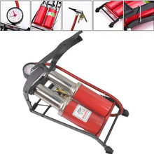 Dual-Cylinder Foot Pump, Portable Floor Bike Pump, 100PSI Air Pump - dailyneed.life