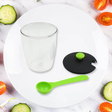 Multipurpose 6 Piece Miracle Revolving Plastic Spice Container Rack With 6 Spoon, Condiment Set, Masala Rack Set, Revolving Spice Rack Aachar Container Chutney Mukhwas Tray Masala Dining Spice Stand - dailyneed.life