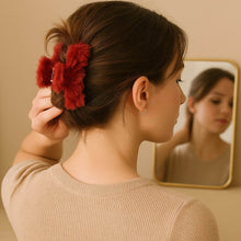 Soft Velvet Furry Hair Clutcher Clips Set (12 Pc) - dailyneed.life
