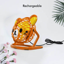 Stylish & Silent: Teddy Bear USB Fan for Any Space – Adjustable Cooling! - dailyneed.life