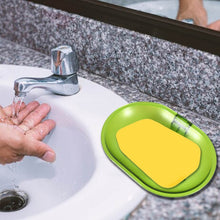 Plastic Soap Dish Holder for Bathroom Shower Wall Mounted Self Adhesive Soap Holder Saver Tray-Plastic Sponge Holder for Kitchen Storage Rack Soap Box, Bathroom ,Sabudani - dailyneed.life