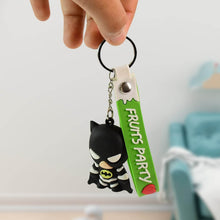 Cute Cartoon Silicone 3D Key Chain with Metal Hook & Strap (Pack of 1) - dailyneed.life