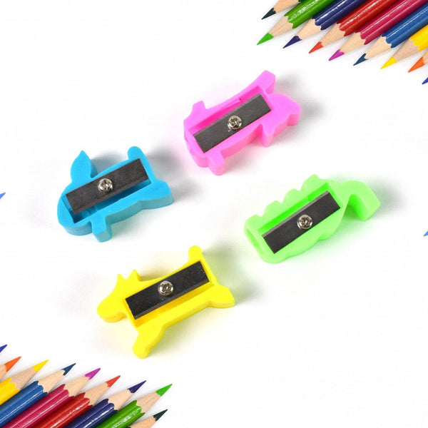 Plastic Small Cute Pencil Sharpener (1 Pc / Mix Design & Color) - dailyneed.life