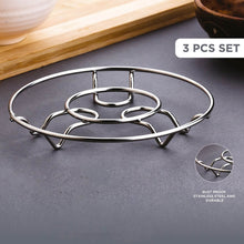 Apex Stainless Steel Wire Hotmate Trivet Stand Set of 3 - dailyneed.life