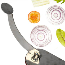 STEEL VEGETABLE CUTTER PREMIUM QUALITY CUTTER FOR FRUIT , VEGETABLE & MEAT CUTTING USE ( Color Box ) - dailyneed.life