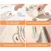 3 In 1 Heavy Silicone Baking Mat With Wooden Belan & Cake Scraper (3 Pcs Set / 70×50 CM) - dailyneed.life