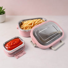 Qunic Stainless Steel Snack Lunch Box (With Small Box) - dailyneed.life