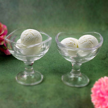 Glass Footed Dessert Bowl, Ice Cream Cup (2 Pcs Set) - dailyneed.life
